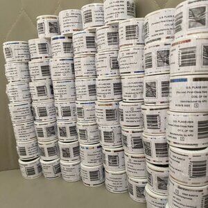 2024 Forever 60 Rolls Holiday use GOOD (6000 pieces)